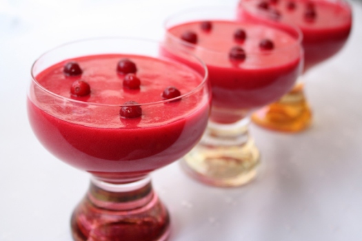 Мусс клюквенный