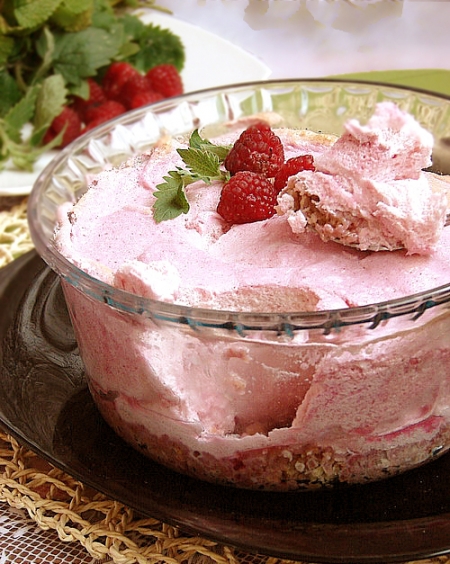 Суфле из малины