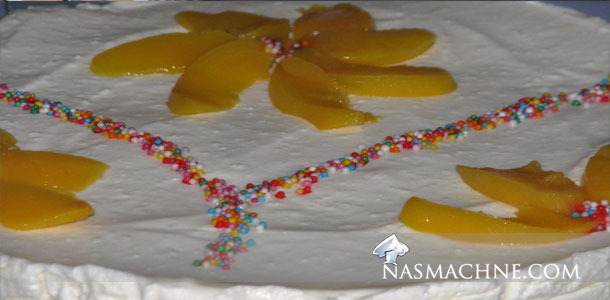 Суфле из персиков