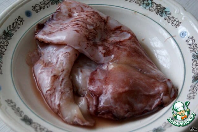 Пельмени с кальмарами