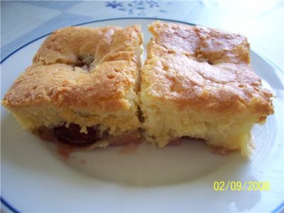 Персиковый пудинг