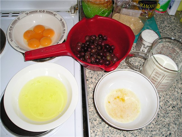 Пудинг из крыжовника