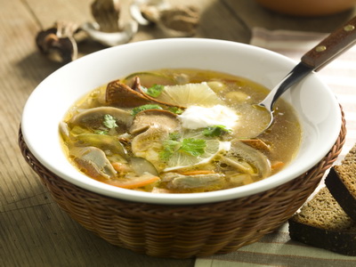 Грибная солянка с груздями