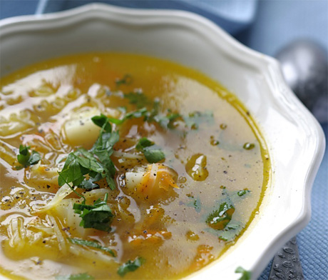 Рассольник с гречкой