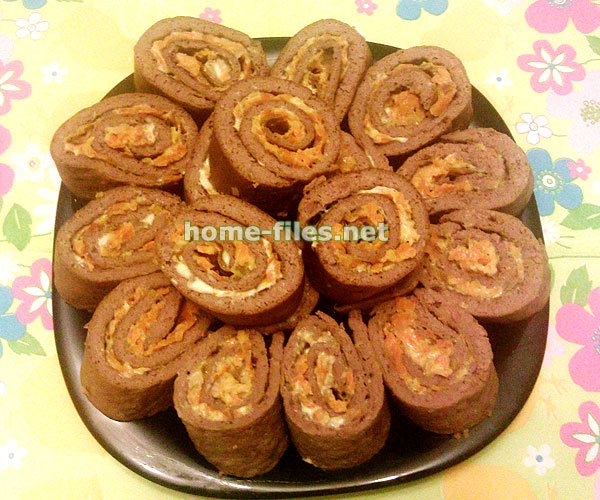 Рулетики печеночные