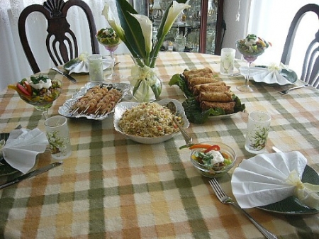 Салат-коктейль Пестрый с овощами