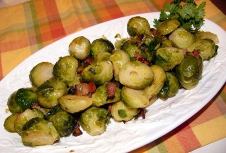 Салат-коктейль с брюссельской капустой