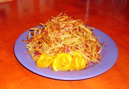 Салат-коктейль с морковью и апельсинами