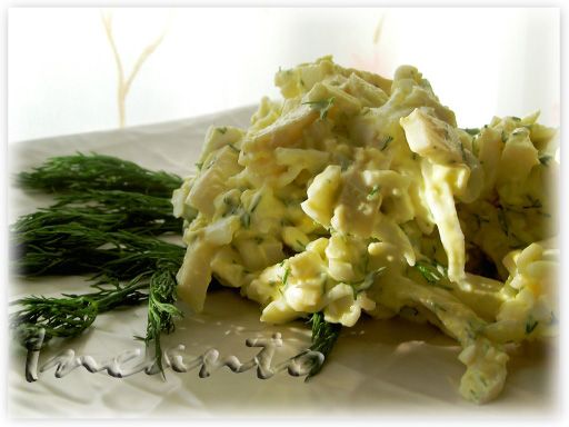 Кальмары с чесноком и сыром