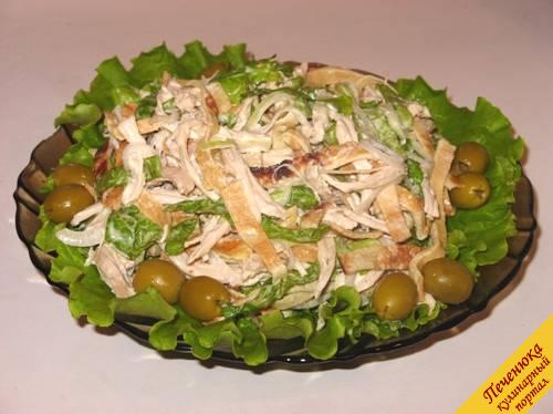 Салат Блинный