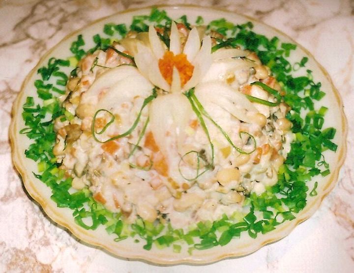 Салат c сельдью по-датски