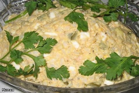 Салат рыбный