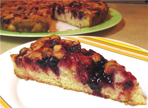 Страсбургский пирог со сливами