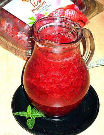 Соус земляничный, или малиновый, или вишневый