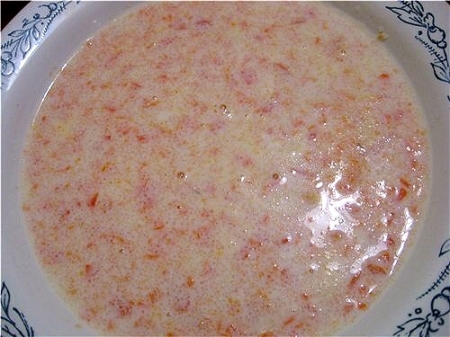 Суп молочный манный