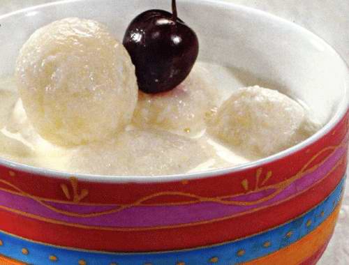 Суп молочный с творожными клецками