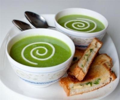 Суп-пюре на креветочном отваре