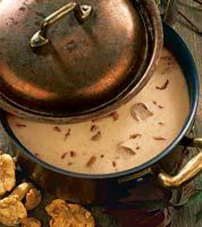 Суп из грибов с соевым соусом