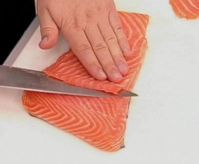 Фишбургеры с семгой