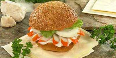 Сэндвичи с крабовыми палочками