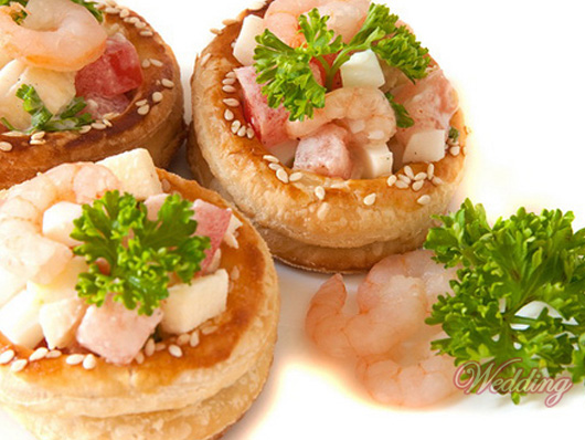 Корзиночки с омарами