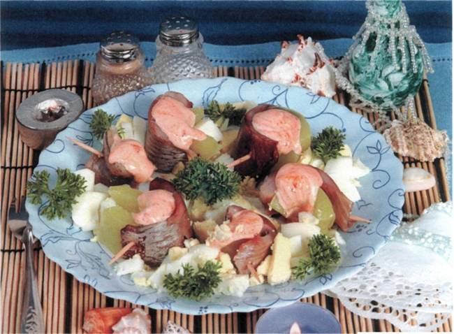 Селедочные рулетики