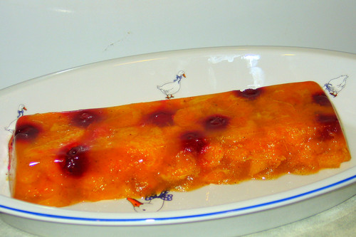 Желе из мандаринов с лимоном и каштанами