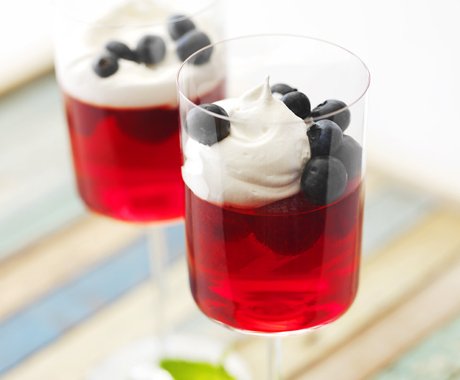 Освежающее малиновое желе с медом и корицей