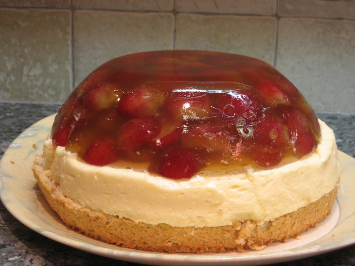 Желе виноградное с белым вином